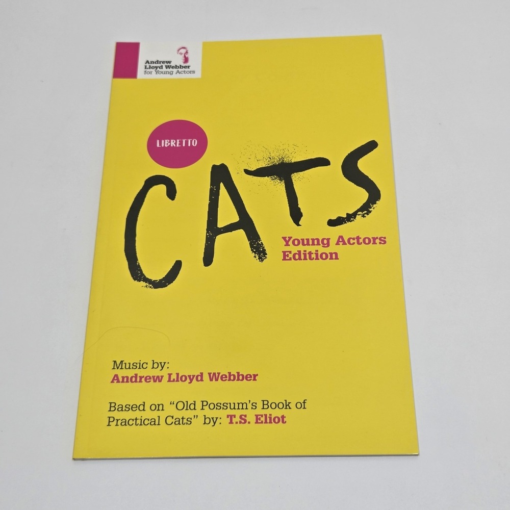 Andrew Lloyd Webber CATS Young Actors Edition Libretto Book